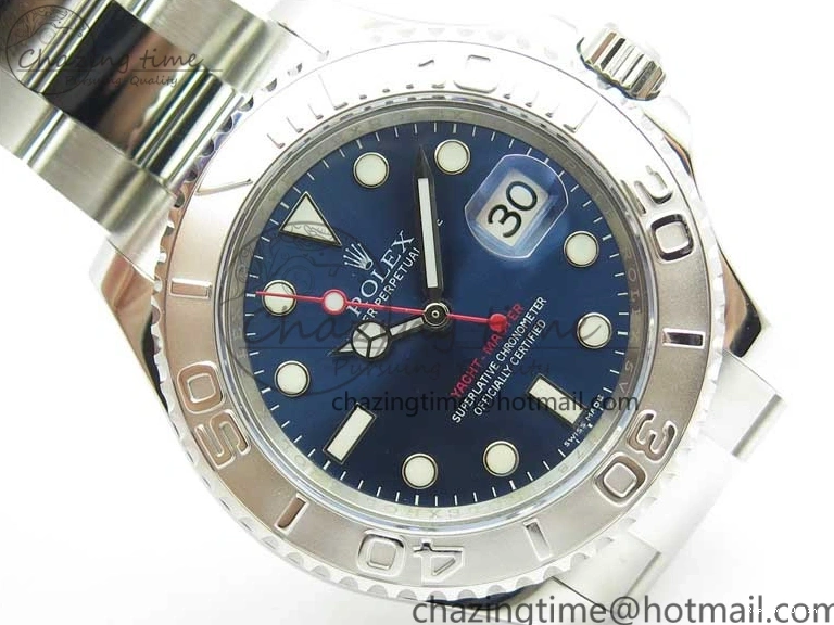 0601 Yacht-Master 116622 ARF 1:1 Best Edition 904L Steel Blue Dial on SS Bracelet A OnTrend 3231